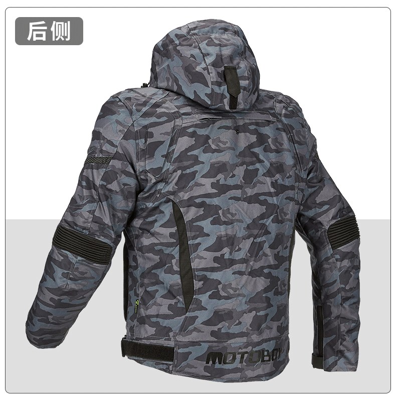 MỞ ngụy trang Jersey nam nữ quần áo đua xe máy quần áo ngoài trời bốn mùa bảo vệ cá tính giải trí - Xe máy Rider thiết bị băng bảo vệ đầu gối