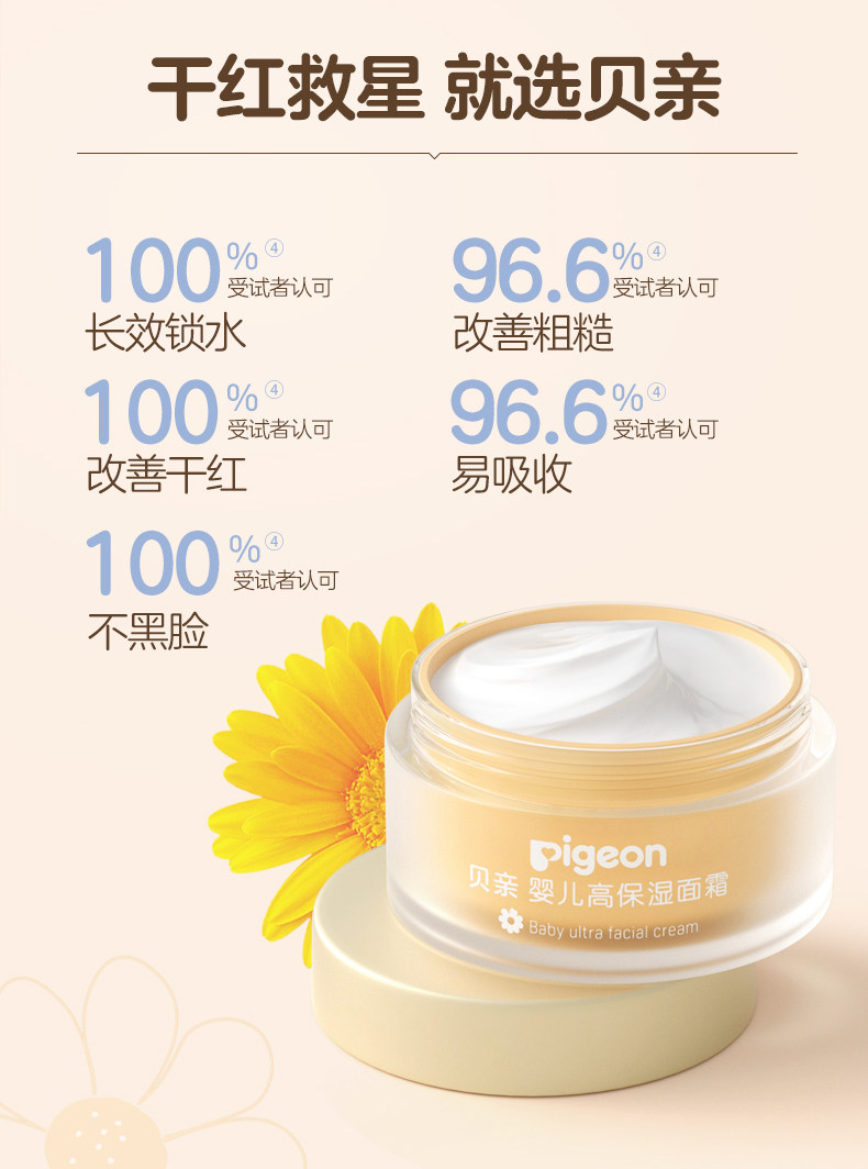 Ребенок лосьоны/кремы pigeon贝亲婴儿面霜金盏花润润霜宝宝四季高保湿霜儿童润肤霜
