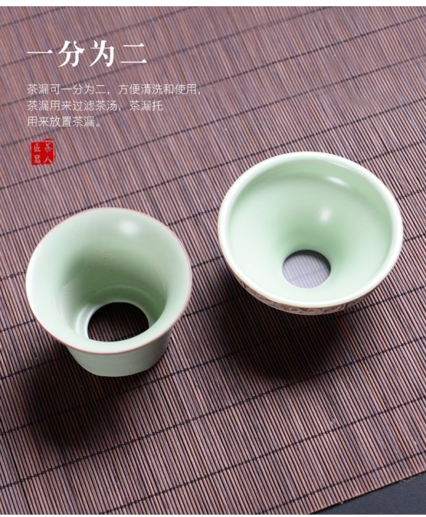 Elder brother up with tea set your up noggin azure slicing the porcelain cup tea sample tea cup, but small bowl kung fu tea set