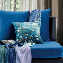 Pillow Cushion Hotel Home Decoration Van Gogh Apricot Blossom Full Branch Pillow Cushion Sofa Office Waist With Core