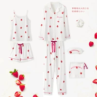 Клубника, белый комплект