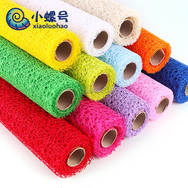 Kindergarten decorative curtain hanging wall paste background environment area corner layout material mesh handmade mesh hanging ornament