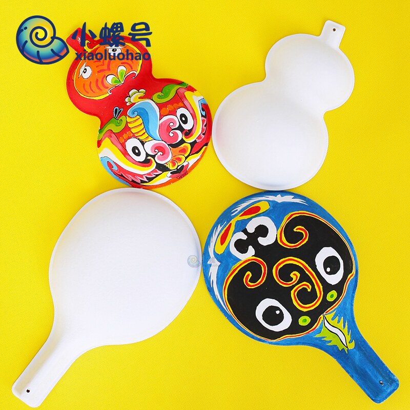 Hand-painted Creative Art Creative Material Graffiti for Hoist Pulp Mask Blank Facebook