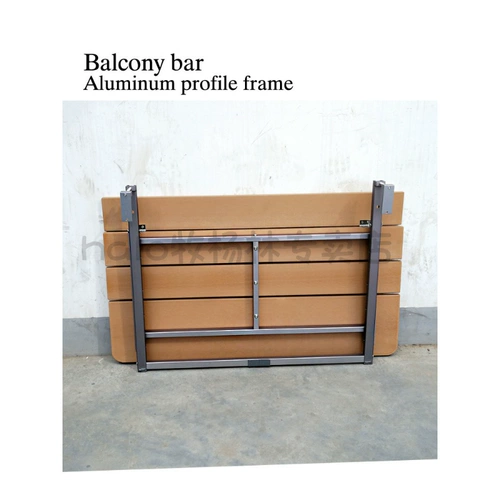 Балконный перила висящий стол подвеса для легкого подвесного компьютера дома маленький бар творческий подъемник