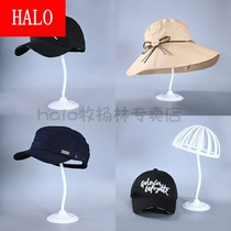  Hat bracket Floor-standing wig rack display hanging wall clothing store hat rack white shelf