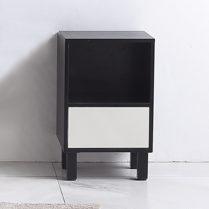 Minimalist beauty black white practical storage cabinet solid wood floor cabinet hanging wall basin exclusive shame artifact floor cabinet