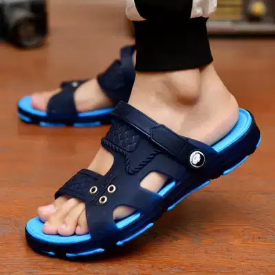 Sandals men's slippers men's summer new bathroom inside and outside wear non-slip drag men's sandals slippers hole sandals