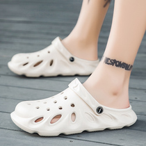 Cave shoes mens slippers mens 2021 summer sandals mens non-slip sandals tide wear sandals outside wear cool drag mens bag slippers