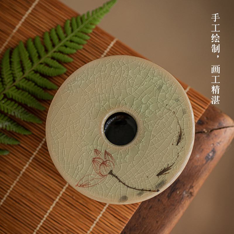 Mesa of jingdezhen, the up vase hand - made flowers in the living room decoration to the hotel between example flower implement home furnishing articles about tea