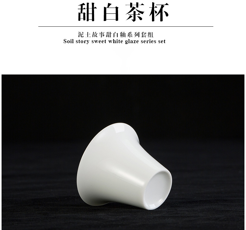 Earth story ceramic tea set suit Japanese contracted kung fu tea set gift boxes gift reflected on bosom friend