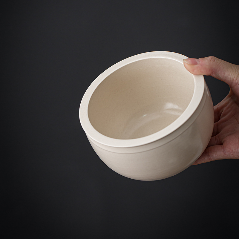 Plant ash building ceramic tea wash in hot water cylinder water jar with cover Japanese household tureen tea pot dry mercifully is little