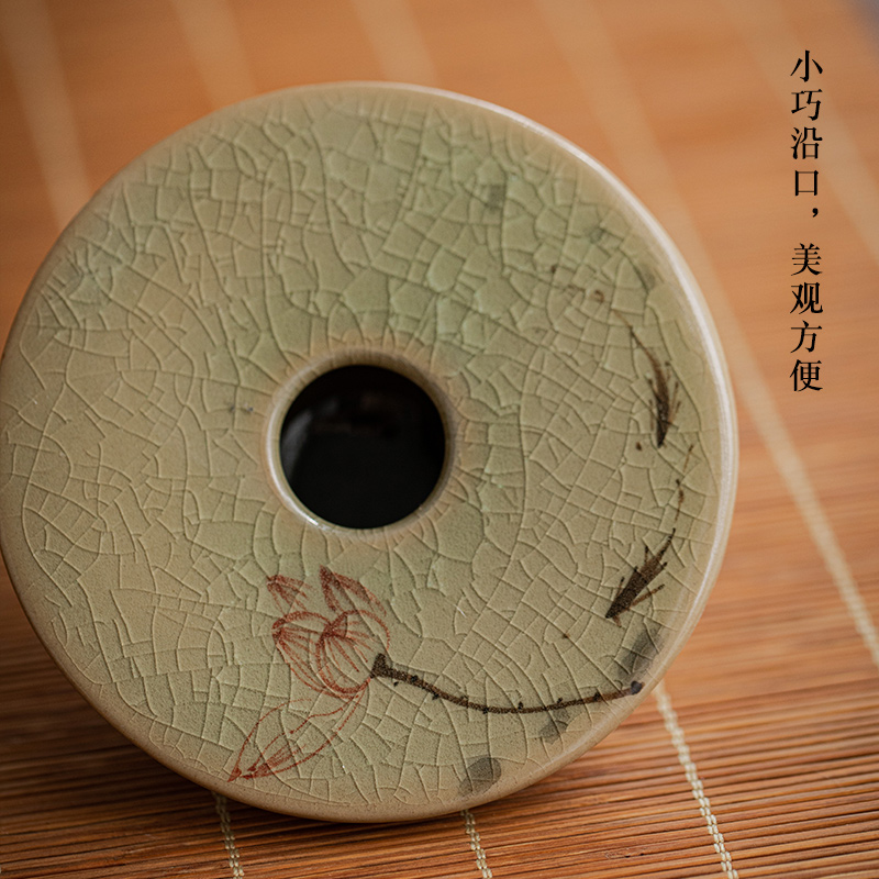 Mesa of jingdezhen, the up vase hand - made flowers in the living room decoration to the hotel between example flower implement home furnishing articles about tea