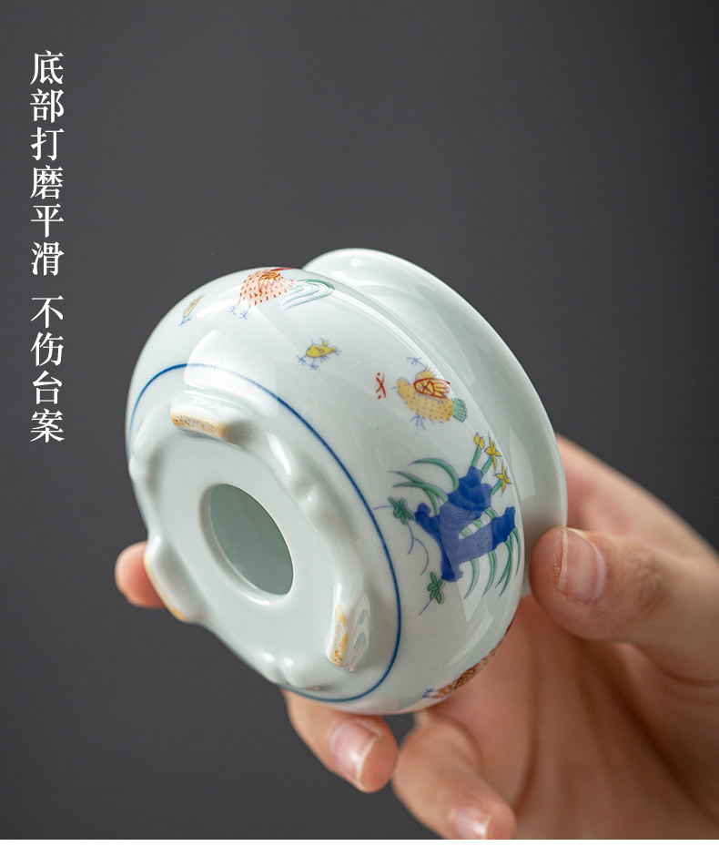 Ming chenghua chicken color bucket cylinder cup jingdezhen manual archaize play kung fu tea set hand - made) 280