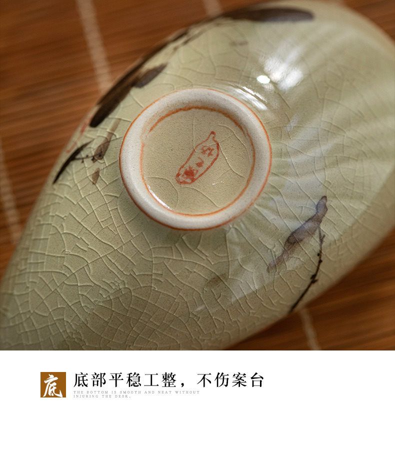 Hand the up with jingdezhen ceramic tea holder tea tea tray was reward points reward tea tray was tea with parts tea holder