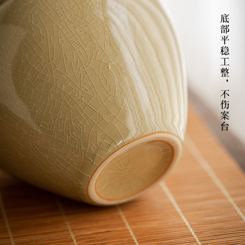 Jingdezhen, the up lotus flower vase hand - made flowers in I and contracted sitting room adornment TV ark, porch place