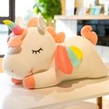 Зеленая пони, милая детская тряпичная кукла, плюшевая игрушка, подушка для спальни, единорог