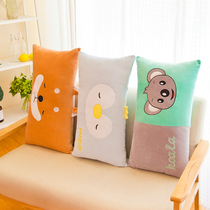 Cute large doll pillow cushion Cartoon double pillow Plush toy girl detachable wash pillow long pillow