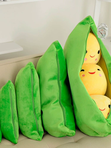 Милая гороховая подушка, плюшевая кукла, игрушка, подарок на день рождения