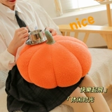 Милая оранжевая подушка, плюшевая игрушка, диван для кровати, популярно в интернете