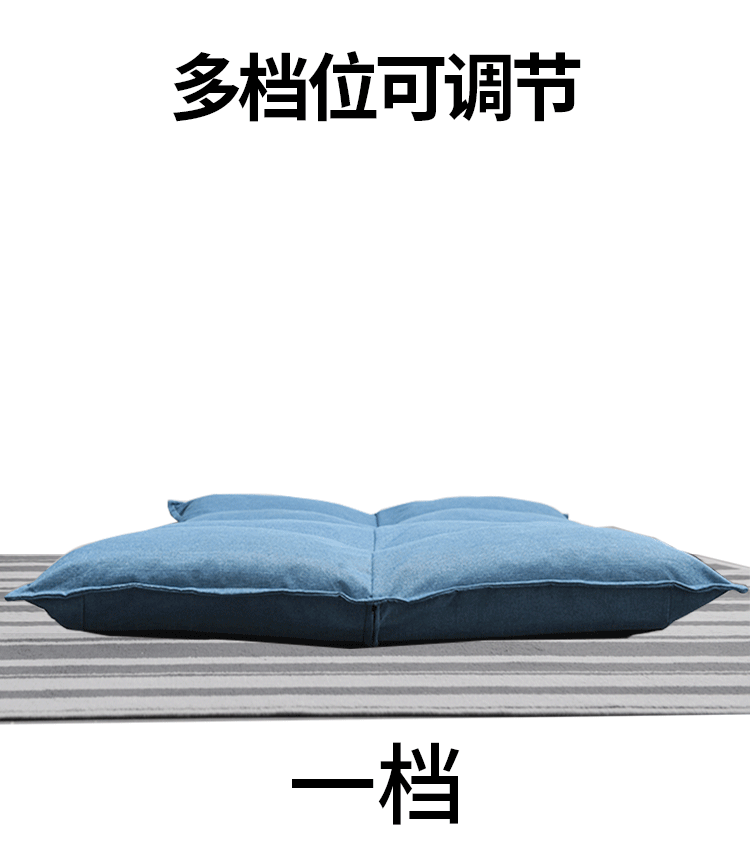 Beanbag tatami gấp sofa sofa phòng ngủ căn hộ nhỏ ban công nhỏ dễ thương màu đỏ mô hình lưới Ghế - Ghế sô pha sofa đẹp