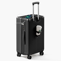 Dark Night Black (двойное закрытое отделение для сухой и влажной воды + тормоз-амортизатор колеса + двухслойная взрывозащищенная молния + задний подстаканник + USB-интерфейс)