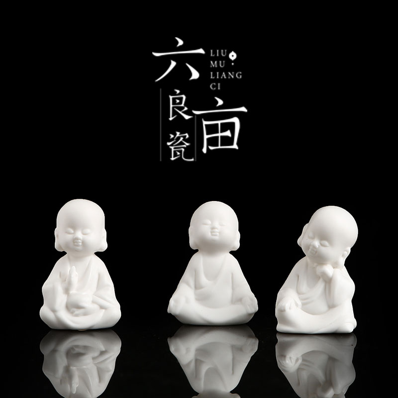 Small white porcelain craft tea pet zen and fair sensitivity to sami kung fu ceramic tea set with parts sitting room tea tray was furnishing articles