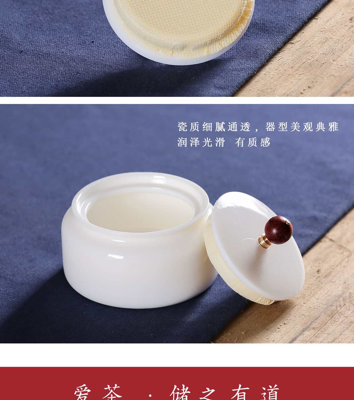 Dehua white porcelain Chinese white seal pot of tea box of ceramic tea pot high - grade porcelain tea tea home with cover