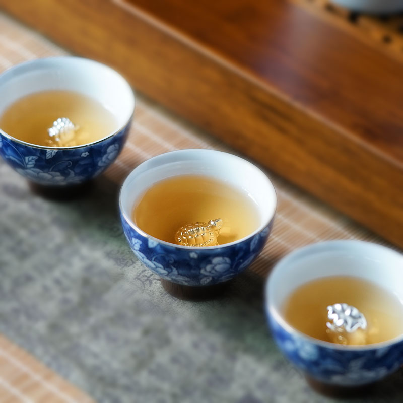 Blue and white porcelain tea set contracted Chinese tea taking of jingdezhen ceramic teapot teacup whole household kunfu tea