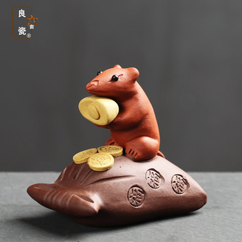 Yixing purple sand tea pet manual its the implies the along play tea tea tray tea furnishing articles transported goods arts and crafts