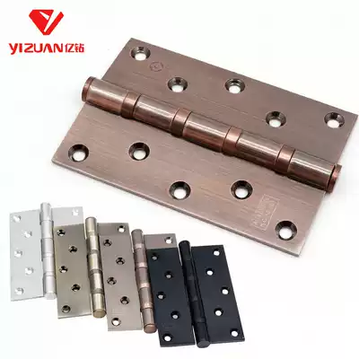 Yigu Gate 6 inch hinge stainless steel thick hinge hinge heavy 6X4X3 5 entrance door green bronze Black