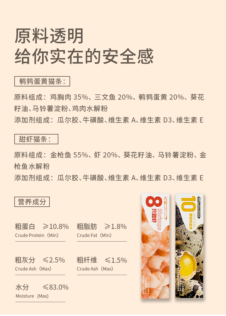 有鱼®Numbers猫条零食湿粮包