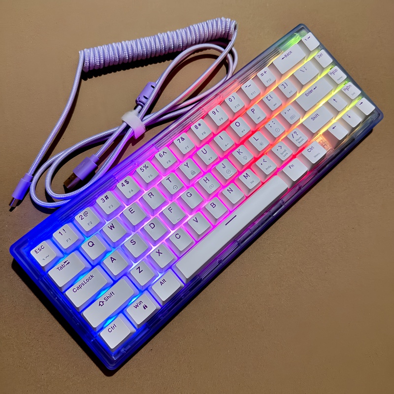 Wolfpa Lm67 Three-Mode Wireless Bluetooth Gas Customized Mechanical Keyboard Rgb Gaming Office Silent Keyboard