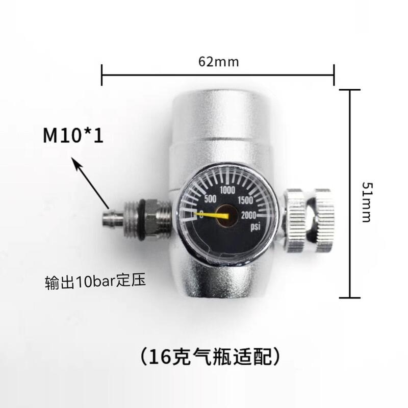 Household Coffee Machine Pressure Regulator Valve Pressure Gauge 0-200Psi 10kg Adjustable Pressure Soda Bottle Small Bottle Model Household Coffee Machine Pressure Regulator Valve Pressure Gauge 0-200Psi 10kg Adjustable Pressure Soda Bottle Small Bottle Model