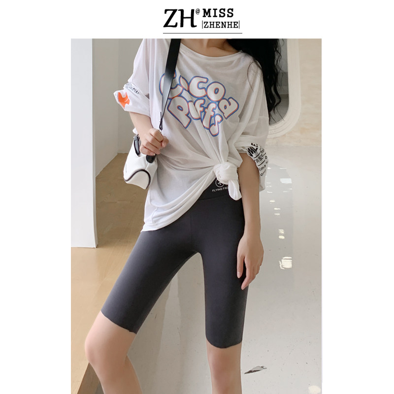 Five-Point Shark Pants Wear Summer Thin Handy Yoga Fitness Running Barbie Ride Sound Shorts