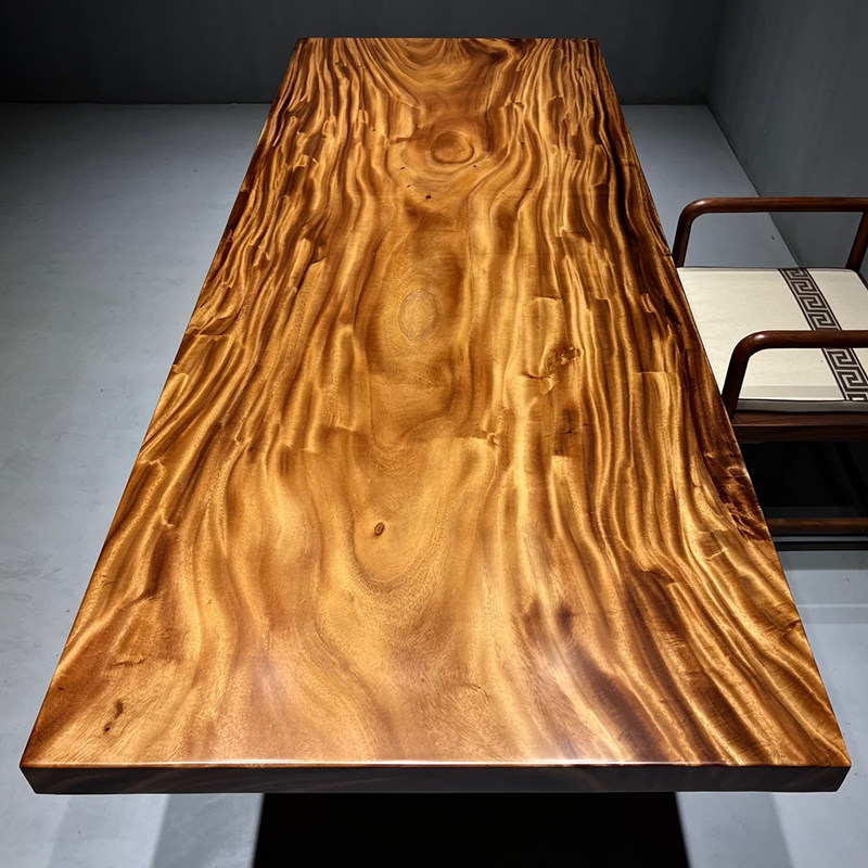 Size: 228 * 88 * 6 5 South American walnuts wood solid wood large plate table brief classical 2 m 28 tea table desk table