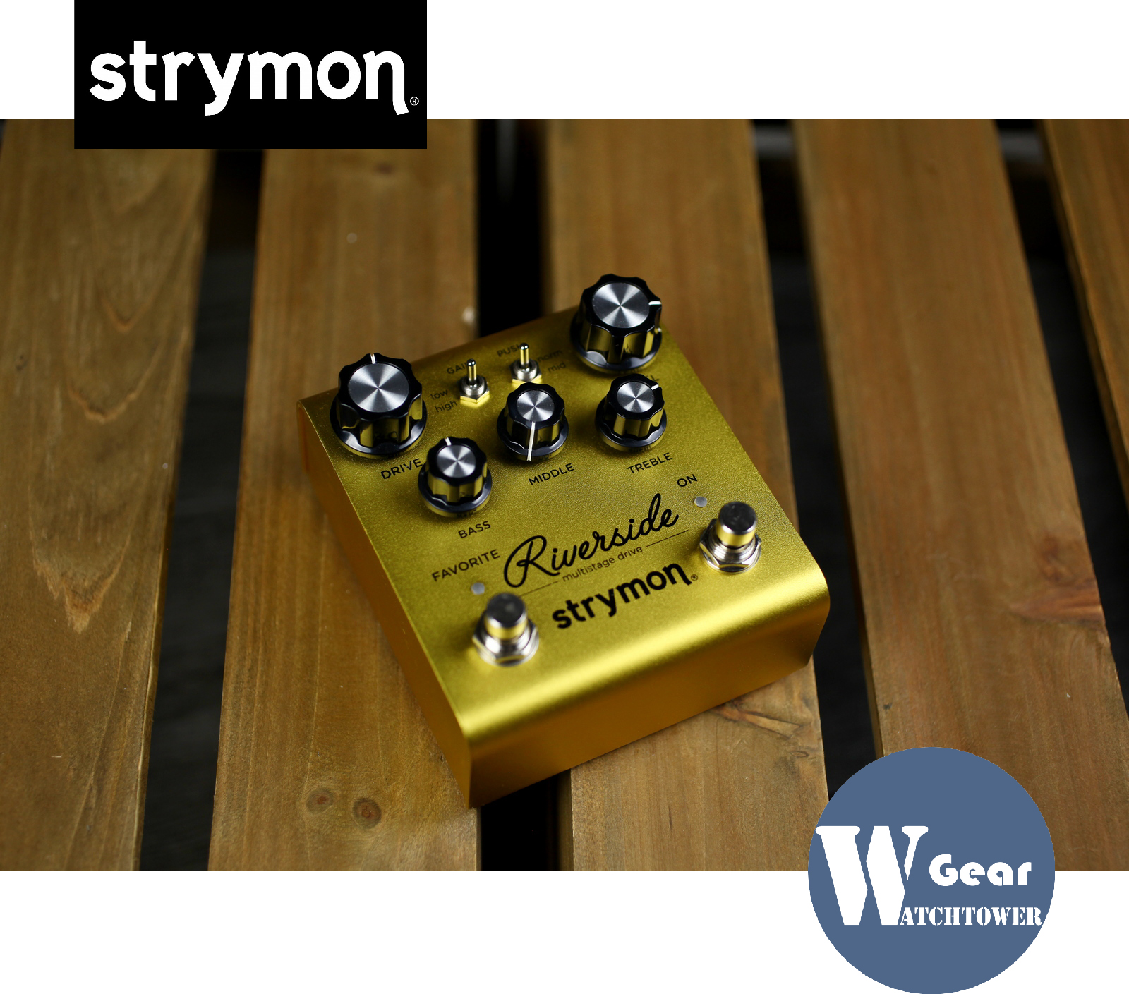 Licensed Strymon Riverside American OD Dist electric guitar overload distortion single-block effector