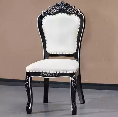 Dining chair Modern Central European style simple backrest adult stool home economy American dining room hotel dining table chair