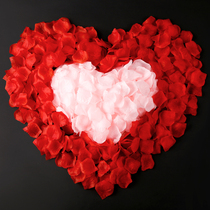 Wedding wedding supplies fake petals wedding decoration supplies hand throw simulation rose flower wedding room decoration props