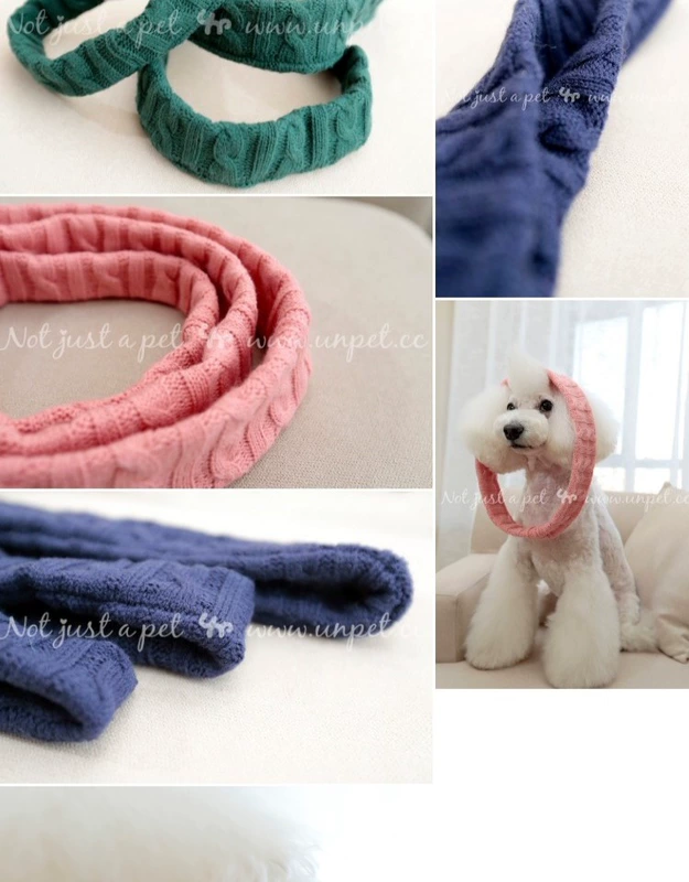 UNPET Breguet Pet Quần áo Mèo Dog Khăn quàng mùa đông Ấm hoang Bib Bib Phụ kiện Cổ áo cao Chống bẩn Cổ áo giả - Quần áo & phụ kiện thú cưng quan ao cho cho