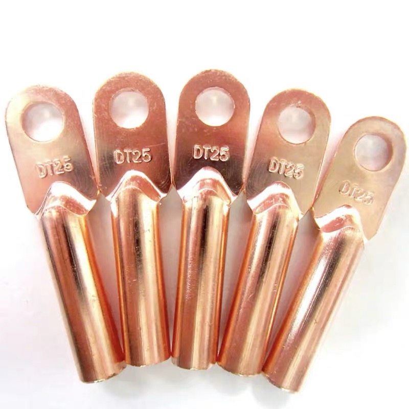 Middle special wire DT-10 16 25 25 35 copper wiring terminal 50 aluminium wire nose DTL wiring terminal 70 cable 95