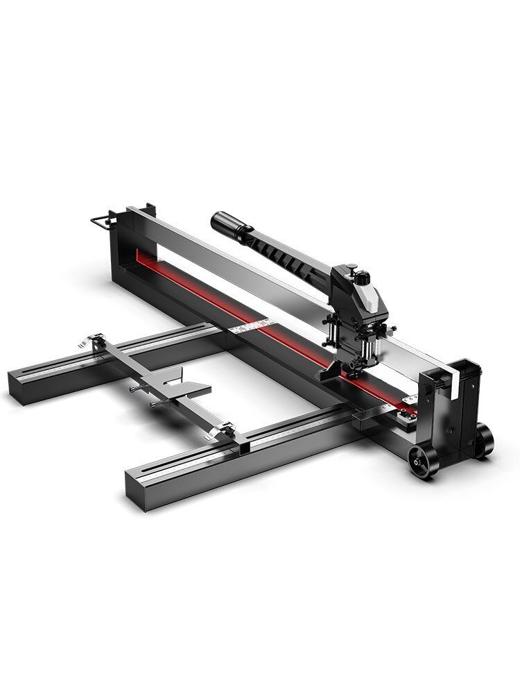 1 2 m tile cutting machine pushknife manual long ground floor brick wall brick push-and-pull machine push-pull with high precision