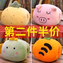 Warm hand pillow handle plush cute hand cover pillow Cushion Nap pillow Student winter party pillow Lunch break artifact