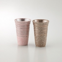 Japans Utian pottery Yue Kiln Ceramic beer cup wide mouth wide mouth bristles powder gold import