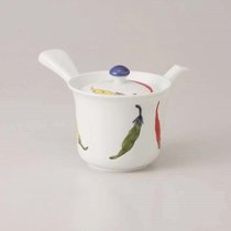 Japanese Japanese ceramic with stainless steel tea filter Net Light Japanese teapot 450 300cc