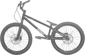 2025 SAWBIKE HYPARTBOX 24-дюймовый уличный велосипед для скалолазания, уличный велосипед, комплектный автомобиль