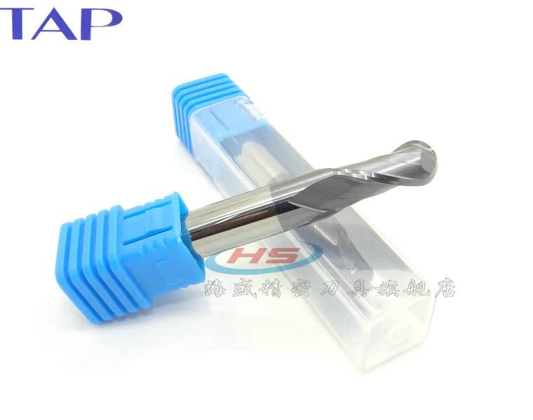 lưỡi cắt tôn Máy phay CNC kết thúc Vonfram thép R5 * 75L Máy phay bóng hợp kim Máy cắt CNC mũi khoan đá