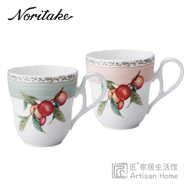 Spot Japan Noritake then Wu Orchard Bone Porcelain Mark Cup 375ml Milk Cup Imported Coffee Lovers Cup