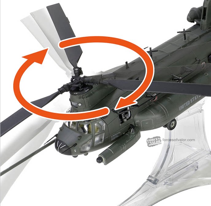 Modello Elicottero FOV 1/72 MH-47G Chinook &ndash; Forze Speciali USA &ndash; Diecast, Scatola Chiusa