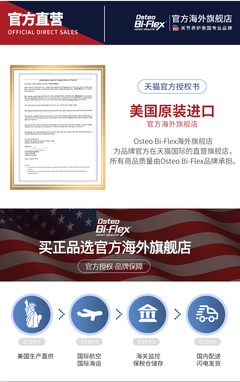 美国进口 OSTEO 3倍强效氨糖软骨素 80粒*2瓶 修复关节问题 图14