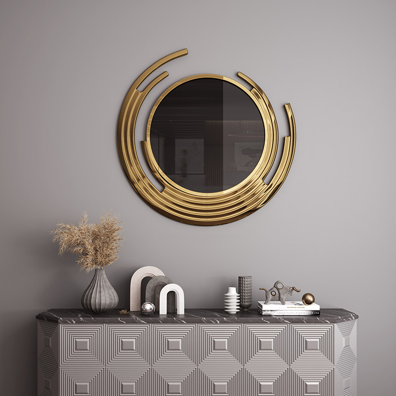 Dining room wall decoration ornament round living room background Wall Wall wall hanging corridor aisle wall decoration